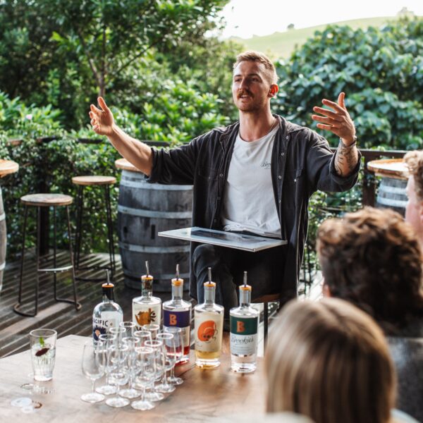 Gin tasting at Cape Byron Distillery with Kiff & Culture Tours