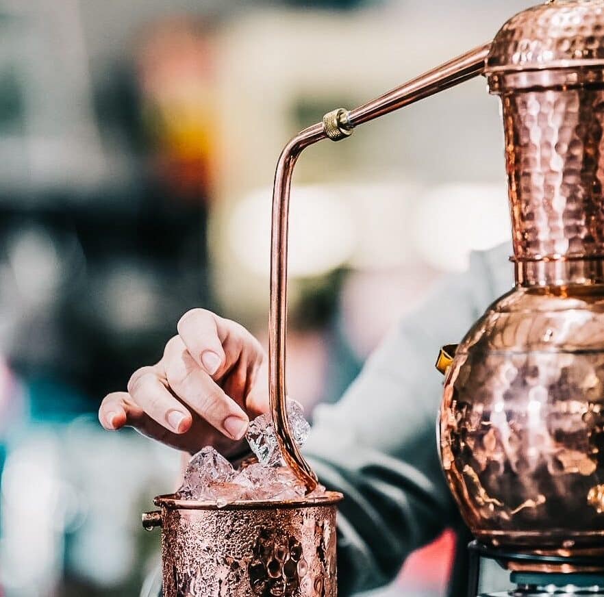 gin-making as a team-building exercise for executives