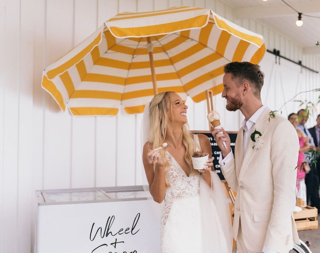 Brisbane Wedding gelato truck