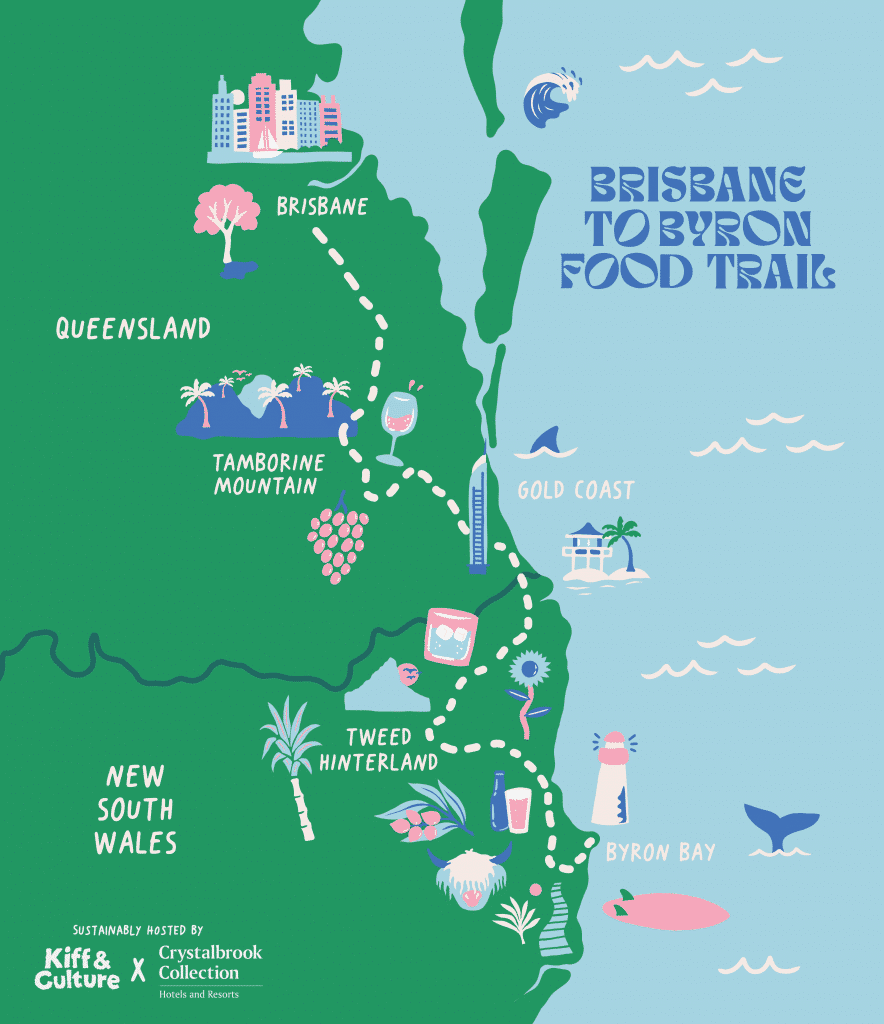 brisbane holiday package map