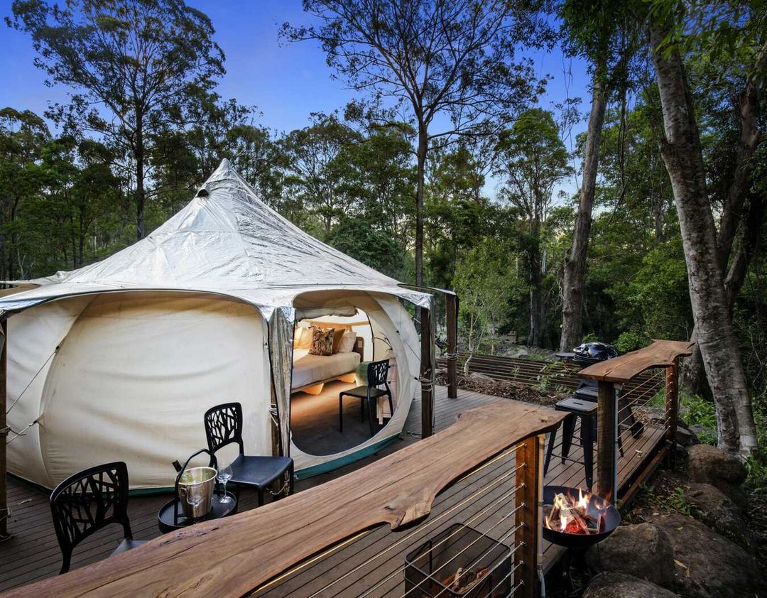 mt tamborine glamping accommodation