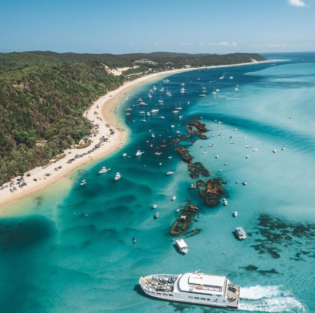 moreton island campfires