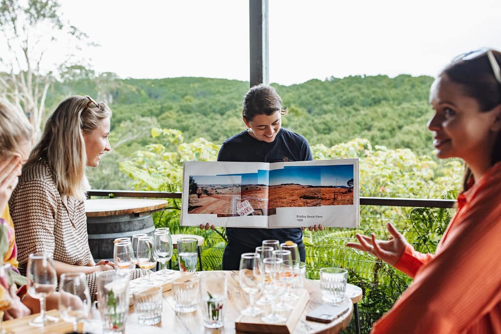 the brisbane to byron food trail includes some of the best wine tours.